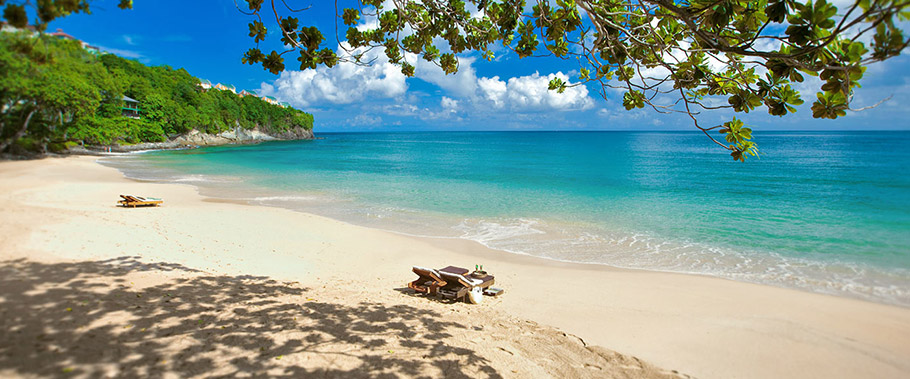 The Beach at Sandals Regency La Toc