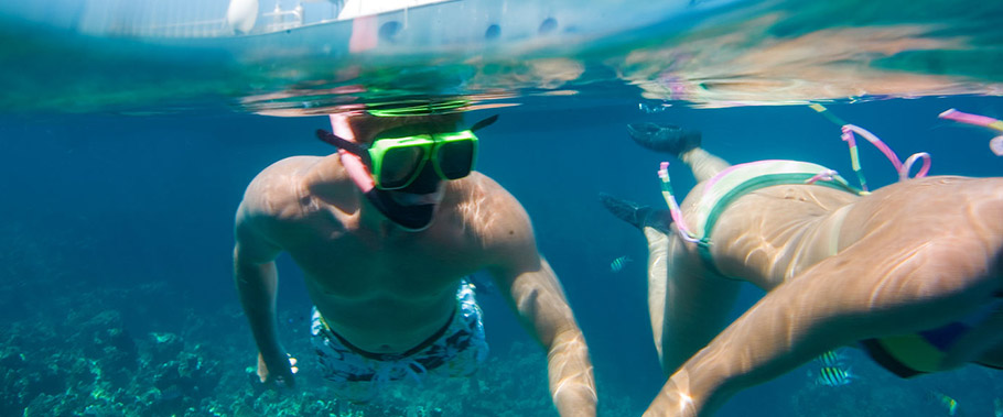 Snorkeling at Sandals Regency La Toc