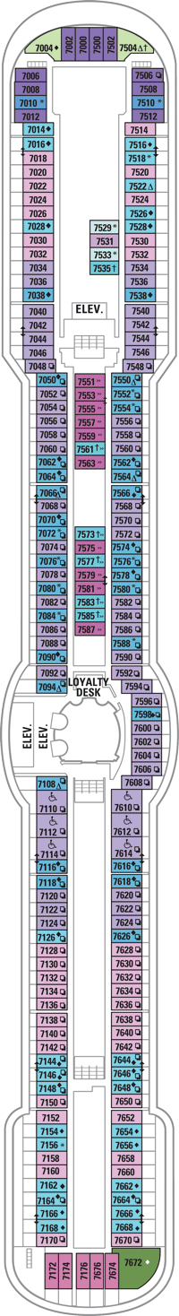 Brilliance of the Seas Deck Plans